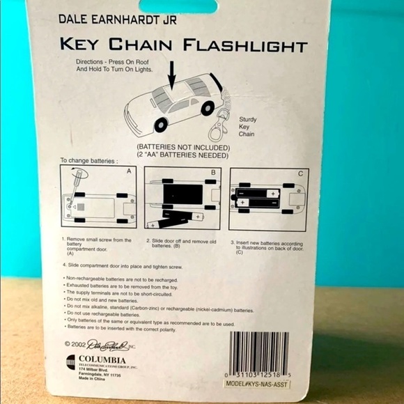 Dale Earnhardt Jr. Keychain Flashlight - Picture 2 of 2